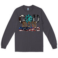 Smoke god bless america Long Sleeve Tee - SublimationCraftShop
