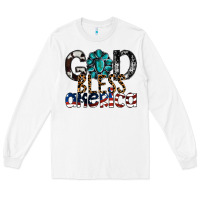 White god bless america Long Sleeve Tee - SublimationCraftShop