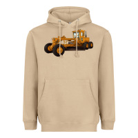 Mushroom Motor Grader Heavyweight Hoodie - LillyAllenDesigns