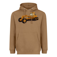 Toasted Coconut Motor Grader Heavyweight Hoodie - LillyAllenDesigns