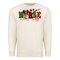 Sandshell Christmas Nurse Premium Sweatshirt - NancyCooperArtShop