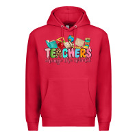 Cardinal teacher change the world Premium Hoodie - MaliasSmallBusiness