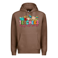 Chestnut teacher change the world Premium Hoodie - MaliasSmallBusiness