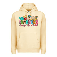 Pina Colada teacher change the world Premium Hoodie - MaliasSmallBusiness
