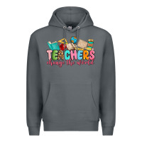Rock teacher change the world Premium Hoodie - MaliasSmallBusiness