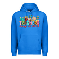 True Royal teacher change the world Premium Hoodie - MaliasSmallBusiness