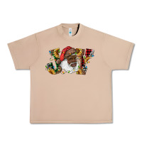 Burro african american santa joy with sunflowers Urban Heavy Tee - RanaPortraitStore