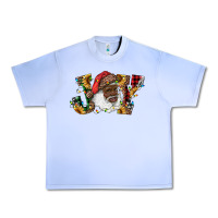 Grape Ice african american santa joy with sunflowers Urban Heavy Tee - RanaPortraitStore
