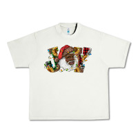 Pistachio african american santa joy with sunflowers Urban Heavy Tee - RanaPortraitStore