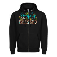Black simply blessed Zipper Hoodie - JahusDesignShop