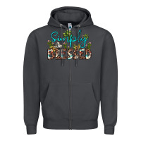 Smoke simply blessed Zipper Hoodie - JahusDesignShop