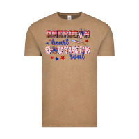 Vintage Coffee American heart southern soul Vintage Tee - texasbilliewilder