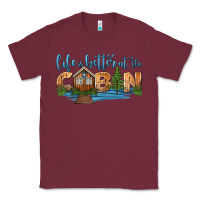 Burgundy life is better at the cabin Classic Tee - HRA Design Shop