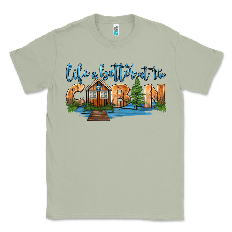 Life Is Better At The Cabin Classic Tee by HRA Design Shop | Teevron