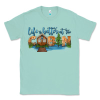 Seafoam life is better at the cabin Classic Tee - HRA Design Shop