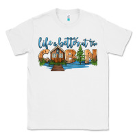 White life is better at the cabin Classic Tee - HRA Design Shop
