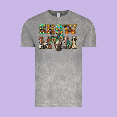 Show Mom Donkey Vintage Tee Designed By Barkaloodesign