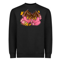 Black Pink afro nails Heavyweight Sweatshirt - RanaPortraitStore