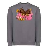 Storm Pink afro nails Heavyweight Sweatshirt - RanaPortraitStore