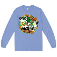 Colony Blue One lucky mama  St. Patricks Day Long Sleeve Tee - Neo Western