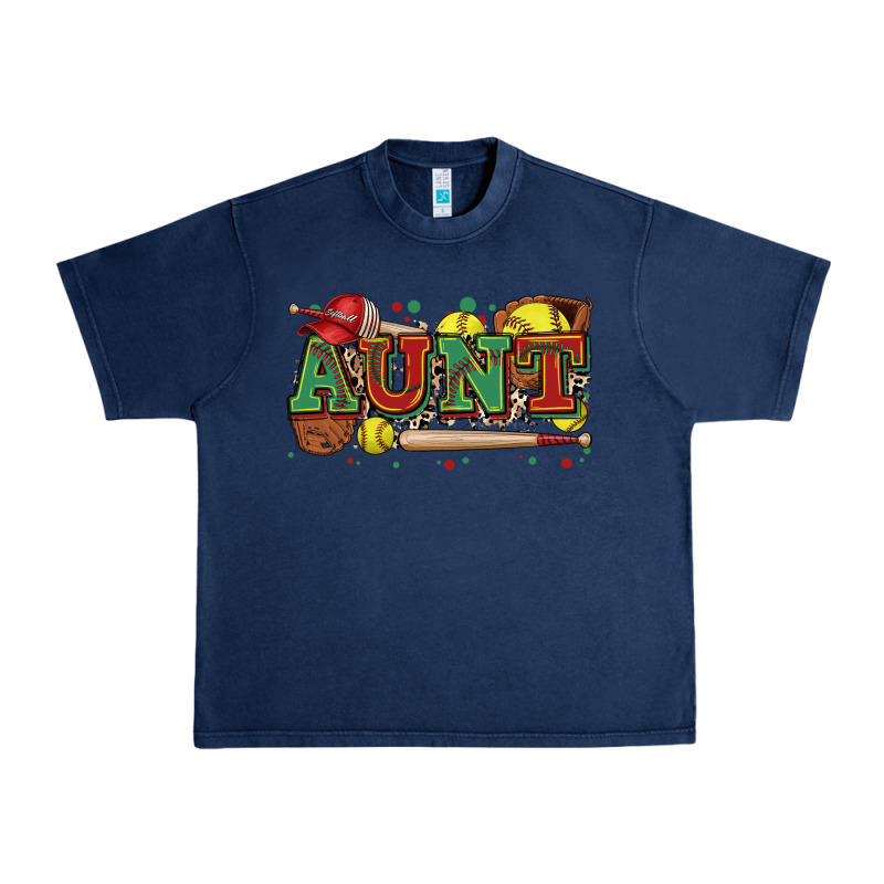 Aunt Softball Urban Heavy Tee by Zillion Design Studio | Teevron