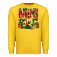 Lemon Christmas mini Elf Premium Sweatshirt - NancyCooperArtShop
