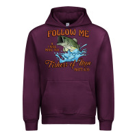 Mauve Wine fishers of men Urban Hoodie - Artiststas