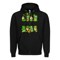 Black personalized st. patrick's day pencils Zipper Hoodie - Artiststas