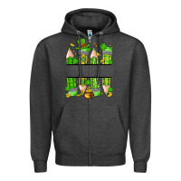 Charcoal Heather personalized st. patrick's day pencils Zipper Hoodie - Artiststas