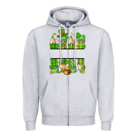 Heather Grey personalized st. patrick's day pencils Zipper Hoodie - Artiststas