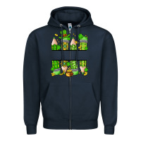 Navy personalized st. patrick's day pencils Zipper Hoodie - Artiststas