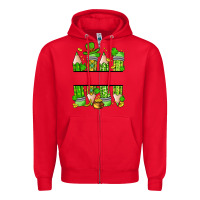 Red personalized st. patrick's day pencils Zipper Hoodie - Artiststas