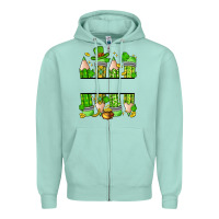 Seafoam personalized st. patrick's day pencils Zipper Hoodie - Artiststas