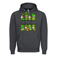 Smoke personalized st. patrick's day pencils Zipper Hoodie - Artiststas