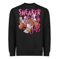 Black Pink and white sneaker girl Heavyweight Sweatshirt - RanaPortraitStore