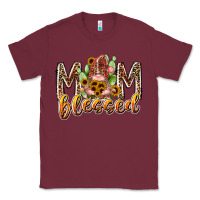 Burgundy mom blessed Classic Tee - RacoonDesign