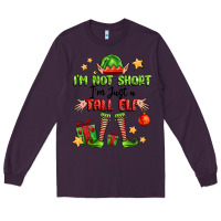 Plum im not  im just a tall elf Long Sleeve Tee - FaDigitalArtStudio