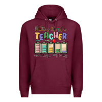 Battery Life Of A Teacher Monday Friday Premium Hoodie | Teevron