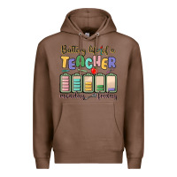 Chestnut battery life of a teacher monday friday Premium Hoodie - MaliasSmallBusiness