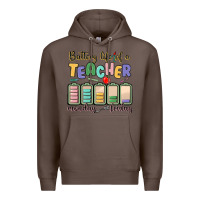 Coffee battery life of a teacher monday friday Premium Hoodie - MaliasSmallBusiness