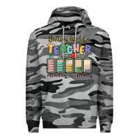 Slate Camo battery life of a teacher monday friday Premium Hoodie - MaliasSmallBusiness