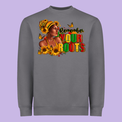 Heavyweight Sweatshirt Remember your roots Afro American