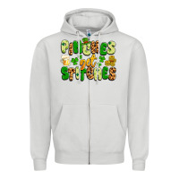 Dove Grey pinches get stitches Zipper Hoodie - Artiststas