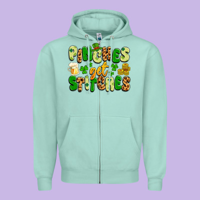 Pinches Get Stitches Zipper Hoodie Designed By Artiststas