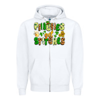 White pinches get stitches Zipper Hoodie - Artiststas