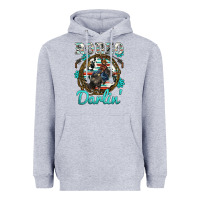 Heather Grey rodeo darling Heavyweight Hoodie - BarkalooDesign