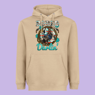 Rodeo Darling Heavyweight Hoodie Designed By Barkaloodesign