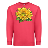Cardinal starburst greenburst sunflower Premium Sweatshirt - LillyAllenDesigns
