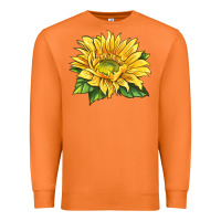 Carrot starburst greenburst sunflower Premium Sweatshirt - LillyAllenDesigns