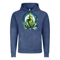 Vintage Denim Grinch Vintage Hoodie - Unal Design